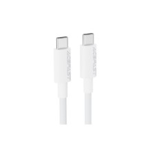 Дата кабель USB-C to USB-C 1.2m 3A white Acefast (6974316284253)