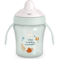 Поїльник-непроливайка Suavinex Wonderland чашка з носиком, 200 мл,+6 міс. світло-зелена (402789)