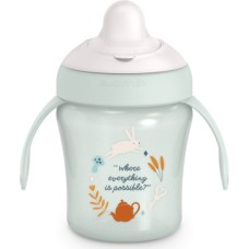 Поїльник-непроливайка Suavinex Wonderland чашка з носиком, 200 мл,+6 міс. світло-зелена (402789)