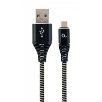 Дата кабель USB 2.0 AM to Micro 5P 1.0m Cablexpert (CC-USB2B-AMmBM-1M-BW)