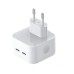 Зарядний пристрій XO L102 2xUSB-C PD35W White (L102.white)