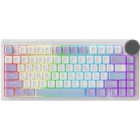 Клавіатура Ajazz AK820 V2 Coconut Flake Switch Wireless/Bluetooth/USB UA Purple/White/Blue (AK820-V2-CF-PWB)