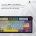 Клавіатура Ajazz AK820 V2 Coconut Flake Switch Wireless/Bluetooth/USB UA Purple/White/Blue (AK820-V2-CF-PWB)