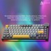 Клавіатура Ajazz AK820 V2 Coconut Flake Switch Wireless/Bluetooth/USB UA Purple/White/Blue (AK820-V2-CF-PWB)