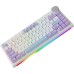Клавіатура Ajazz AK820 V2 Coconut Flake Switch Wireless/Bluetooth/USB UA Purple/White/Blue (AK820-V2-CF-PWB)
