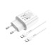 Зарядний пристрій HOCO N22 Jetta USB-C PD25W + cable USB-C to USB-C White (6931474760081)