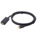 Кабель мультимедійний miniDisplayPort M to HDMI M 1.8m Cablexpert (CC-mDP-HDMI-6)