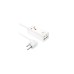 Мережевий фільтр живлення HOCO AC10A, 1 роз, 2 USB, 2 USB-C, 65W, 1,5м, White (HOCO AC10A/W)