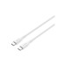 Дата кабель USB-C to USB-C 1.0m CC60SC10 60W Silicon White Canyon (CNS-CC60SC10W)
