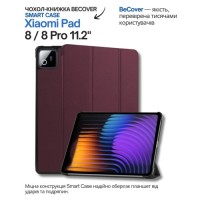 Чохол до планшета BeCover Smart Case Xiaomi Pad 8 / 8 Pro 11.2" Red Wine (714593)