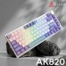Клавіатура Ajazz AK820 Sea Salt Switch RGB USB-C UA White (AK820-SS-PWB)