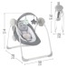 Крісло-гойдалка MoMi Kenani Onyx Gray (BULE00048)