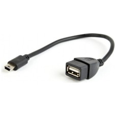 Перехідник OTG USB 2.0 AF to Mini 5P 0.15m Cablexpert (A-OTG-AFBM-002)