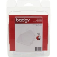 Картка пластикова чиста Badgy 0.76 мм Cards Thick, 100шт (CBGC0030W)