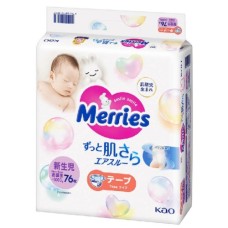 Підгузки Merries Newborn (0-5 кг) 76 шт. (4901301418975)