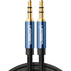 Кабель мультимедійний 3.5mm M to 3.5mm M 2.0m AV112 blue Ugreen (10687)