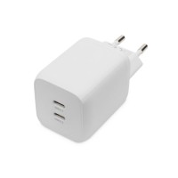 Зарядний пристрій Digitus 2xUSB-C PD65W GaN (DA-10063)