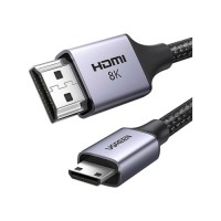 Кабель мультимедійний HDMI M to HDMI mini M 1.0m 8K HD163 black Ugreen (15514)