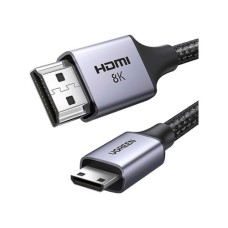 Кабель мультимедійний HDMI M to HDMI mini M 1.0m 8K HD163 black Ugreen (15514)