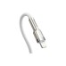 Дата кабель USB-C to Lightning 1.0m Cafule Metal PD 20W white Baseus (CATLJK-A02)
