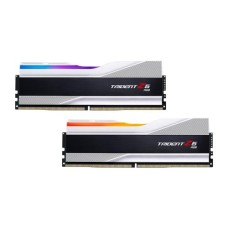 Модуль пам'яті для комп'ютера DDR5 32GB (2x16GB) 7800 MHz Trident Z5 RGB Silver G.Skill (F5-7800J3646H16GX2-TZ5RS)