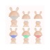 Нічник Kite Світильник LED з акумулятором Dreamy Bunny, персиковий (K25-315-1-4)