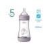 Пляшечка для годування Chicco Perfect 5 із силіконовою соскою 2+ місяців 240 мл Рожева (20223.12.40)
