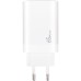 Зарядний пристрій XoKo 2xUSB-C PD65W + 1xUSB QC3.0 GaN white (XK-QC-630)