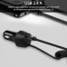Зарядний пристрій Promate 17W USB + Multi-Connector (voltrip-uni.black)