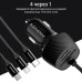 Зарядний пристрій Promate 17W USB + Multi-Connector (voltrip-uni.black)
