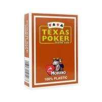 Гральні карти Modiano Poker Cristallo 100 Plastic Jumbo Index (red) (PC_MPC100JR)