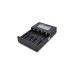 Зарядний пристрій для акумуляторів Liitokala 4 Slots, LED display, 5V Type C, 3.7V/1.2V AA/AAA 18650/26650/16340/14500/10440/18500 (Lii-M4)