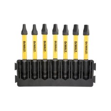 Набір біт DeWALT в касеті для Tough Case, FlexTorq, L57 мм, SQ1 2 шт. SQ2 3 шт. SQ3 2 шт. (DT70824)