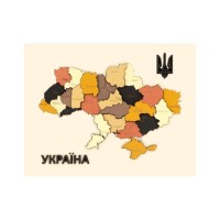 Набір для творчості Rosa Talent Мапа України 3D кольори металіки 30.5х37.5 см (4823098532521)