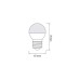 Лампочка Horoz ELITE SMD LED 6W 4200K Е27 480Lm (YT18146)
