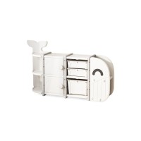 Дитячий стелаж Mealux Swimo White (KD-E017 White)