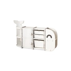 Дитячий стелаж Mealux Swimo White (KD-E017 White)