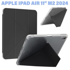 Чохол до планшета BeCover Ultra Slim Origami Transparent Apple iPad Air 11" M2/M3 (2024/2025) Black (711389)