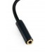 Перехідник Type-C to Audio 3.5mm (Plug-Socket) 0.12m Extradigital (KBA1760)