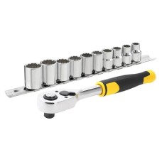 Набір торцевих головок Stanley торцевих 3/8" 10 шт. з тріскачкою (STMT82670-0)
