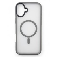 Чохол до мобільного телефона BeCover Metal Buttons Case (MagSafe) для Apple iPhone 16 Gray (712092)