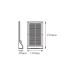 Прожектор Osram на сонячній батареї DOORLED SOLAR 3w (320Lm) 4000K датчик ру (4058075267862)