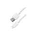Дата кабель USB 2.0 AM to Lightning 1.0m white Defender (87496)