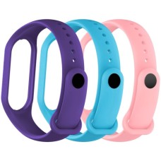 Ремінець до фітнес браслета Armorstandart комплект 3шт Xiaomi Mi Band 4/3 Crush (ARM87028)