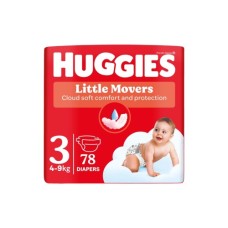 Підгузки Huggies Little Movers 3 (5-9 кг) Mega 78 шт (5029053548760)