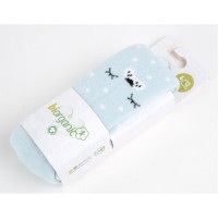 Колготки дитячі Bibaby махрові в горошок (68415-62-mint)