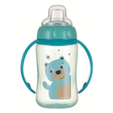 Поїльник-непроливайка Canpol babies Cute Animals Мишка з м'яким носиком і ручками 320 мл (56/512_tur)