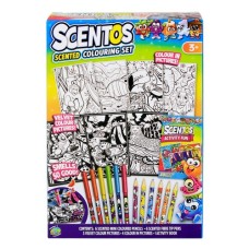 Набір для творчості Scentos Ароматний Кумедні Розмальовки (маркери, олівці, розмальовки) (42558)