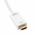 Кабель мультимедійний DisplayPort to HDMI 2.0m Extradigital (KBD1669)