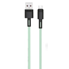 Дата кабель USB 2.0 AM to Micro 5P 1.0m 5A green XO (NB166-M-1-GR)